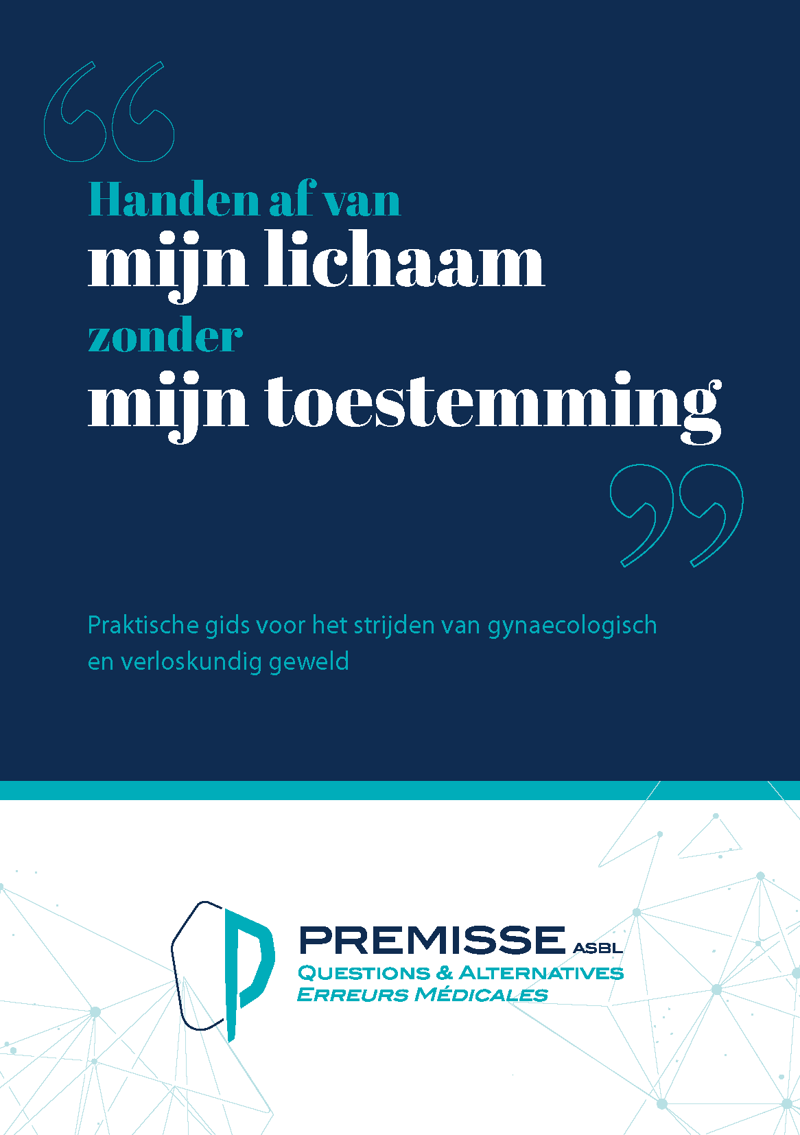 Handen af van mijn lichaam zonder mijn toestemming